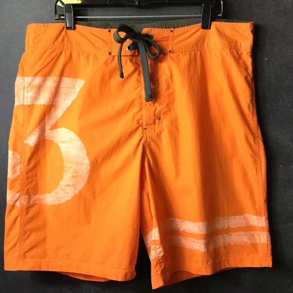 Converse Other - CONVERSE ONE STAR | Men's Board Shorts Orange Sz L